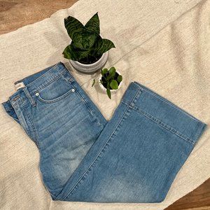 Madewell Wide-Leg Crop Jeans in Delancey Wash 29